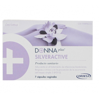 Donna Plus Silveractive 7Vaginal Caps