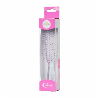 CARTEL CEPILLO CRISTAL SO CHIC ROSA GM
