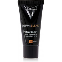 Vichy Dermablend [CORRECCIÓN 3D] Corrective Makeup Fund 16H Tono 55 BRONCE, 30ml
