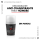 Vichy Deodorant Antiperspirant Man Control Extreme 72h, Roll-on 50ml