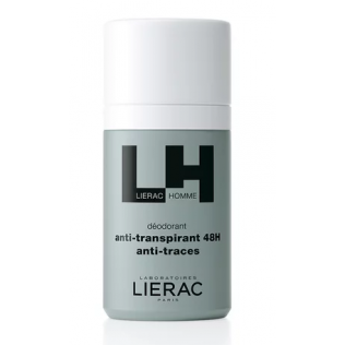 Lierac Antiperspirant man Roll-on 48H Antimanches, 50ml