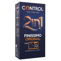 Control 2in1 Finissimo Preservatives + Gel, 6 units