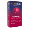 Control Sensual Dots fakeLines Preservative, 12Ud