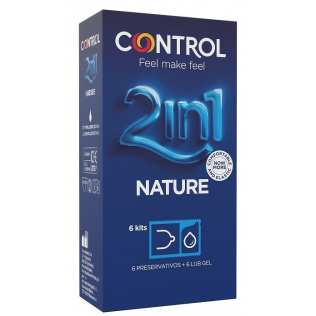 Control 2in1 Nature Preservatives + Gel, 6 units