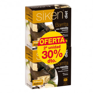 Siken Diet DUPLO Barrita Vainilla Caramelo 2 x 5u