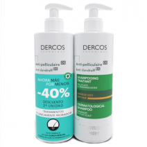 Vichy DUPLO Dercos Champu Anticasoa Graso 2x400ml