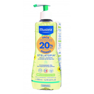 Mustela PACK Stelatopia Washing oil 50 ml + Emolient cream 200 ml