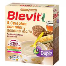 Blevit Plus Duplo 8 Honey Cereals and Cookies 600g