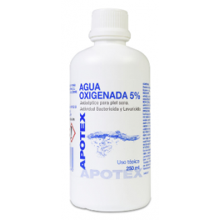 OXIGENED WATER APOTEX 5% 1 FRASCO 250 ML