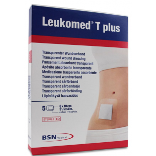 LEUKOMED T PLUS APOSITO ESTERIL ADH 5 UNITS 10 CM X 8 CM