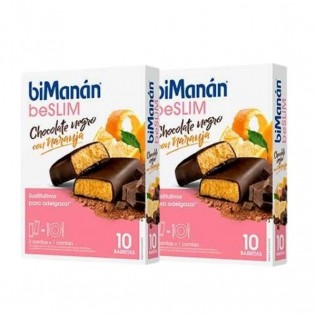 BIMANAN DUPLO BESLIM BARRITAS CHOCOLATE NARANJA, 2X8U