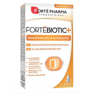 FORTEBIOTIC+ INMUNIDAD 20 CAPSULAS