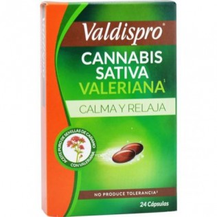 VALDISPRO CANNABIS SATIVA VALERIANA 24 CAPSULAS