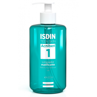 ISDIN TEEN SKIN ACNIBEN LIMPIADOR MATIFICANTE GEL 1 ENVASE 400 ML