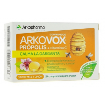 ARKOVOX PROPOLIS + VITAMINA C 20 COMPRIMIDOS SABOR MIEL Y LIMON