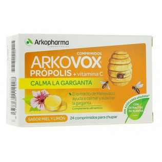 ARKOVOX PROPOLIS + VITAMINA C 20 COMPRIMIDOS SABOR MIEL Y LIMON