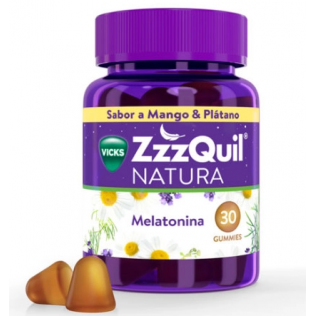 ZZZQUIL NATURA 30 GUMMIES SABOR MANGO & PLATANO