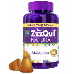 ZZZQUIL NATURA 60 GUMMIES SABOR MANGO & PLATANO