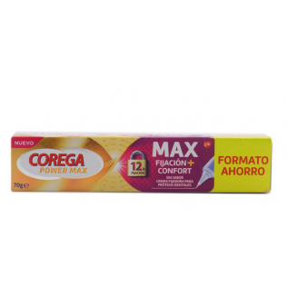 COREGA MAX FIJACION + CONFORT 1 TUBO 70 G SIN SABOR