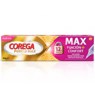 COREGA MAX FIJACION + CONFORT 1 TUBO 40 G SIN SABOR