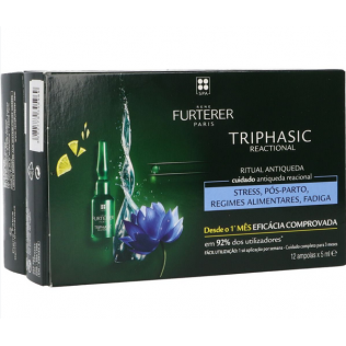 TRIPHASIC TRATAMIENTO ANTICAIDA REACCIONAL RENE FURTERER 12 AMPOLLAS 5 ML