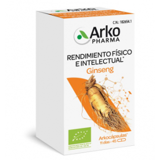 ARKOCAPSULAS GINSENG BIO 84 CAPSULAS