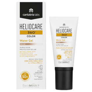 HELIOCARE 360º COLOR WATER GEL PROTECTOR SOLAR SPF 50+ 1 ENVASE 50 ML COLOR BEIGE