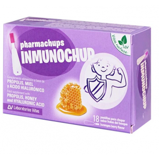 PHARMACHUPS INMUNOCHUP 18 PASTILLAS SABOR FRUTAS DEL BOSQUE