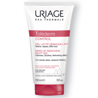 URIAGE TOLEDERM CONTROL GEL-LECHE DESMAQUILLANTE 1 TUBO 150 ML