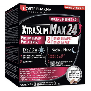 FORTE PHARMA XTRASLIM MAX 24 MUJER 45+ 60 COMPRIMIDOS LIBERACION PROLONGADA