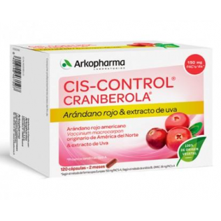 ARKOPHARMA CRANBEROLA CISCONTROL ARANDANO AMERICANO 140 MG 120 CAPSULAS