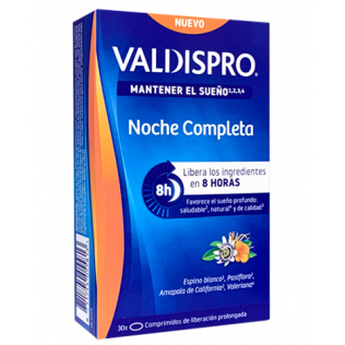 VALDISPRO NOCHE COMPLETA 30 COMPRIMIDOS LIBERACION PROLONGADA