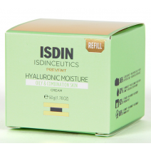 Isdinceutics Hyaluronic Moisture Oily & Combination Skin 1 envase 50 g recarga