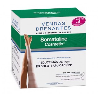 Somatoline Vendas Drenantes Accion Reductora Maxi Kit