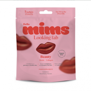 MIMS BEAUTY 7 BOLSITAS 12,5 G SABOR FRESA