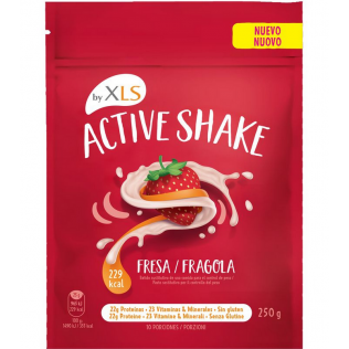 Xls Active Shake by Xls Batido Sustitutivo Polvo 1 Envase 250 g Sabor Fresa