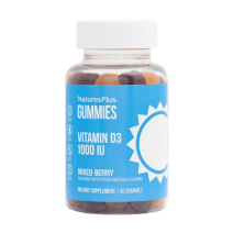 NATURES PLUS GUMMIES VIT D3 1000UI 60 GOMINOLAS