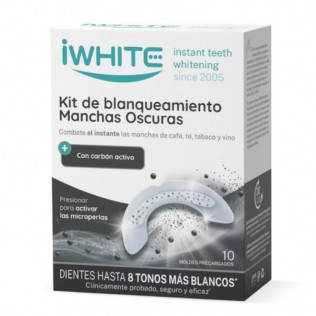 Iwhite Dental Blanking Kit Dark Blades, 10moldes+REGALO Cepillo Blanqueador, 1ud