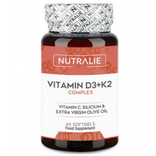 NUTRALIE VITAMIN D3 + K2 COMPLEX 60 CAPSULAS