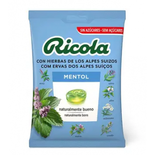 RICOLA CARAMELOS SIN AZUCAR 1 BOLSA 70 G SABOR MENTOL