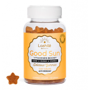 LASHILE GOOD SUN SIN AZUCAR 60 GOMINOLAS SABOR MELOCOTON