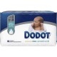 PAÑAL INFANTIL DODOT PRO SENSITIVE TALLA 1 2-5 KG 38 UNIDADES