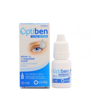 OPTIBEN OJOS SECOS GOTAS SEQUEDAD OCULAR 10 ML