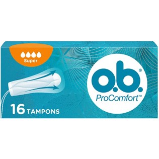 TAMPONES OB PROCOMFORT O.B. SUPER 16 TAMPONES