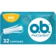 TAMPONES OB PROCOMFORT O.B. 32 TAMPONES NORMAL