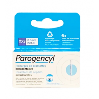 PAROGENCYL RECARGA CEPILLO INTERDENTAL XXS 6U