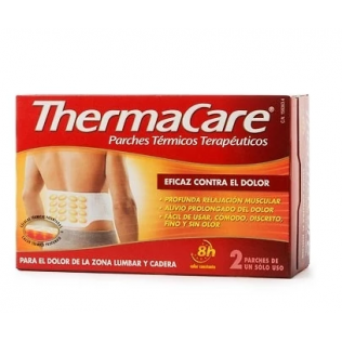 THERMACARE PARCHE TERMICO ZONA LUMBAR CADERA 2 PARCHES