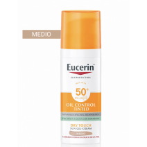 EUCERIN SUN PROTECTION SPF 50+ OIL CONTROL TINTED 1 TUBO 50 ML