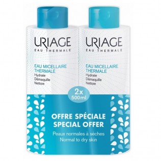 URIAGE DUPLO AGUA MICELAR NORMAL SECA 2X500ML