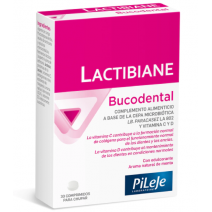 PILEJE LACTIBIANE BUCODENTAL 30 COMP PARA CHUPAR